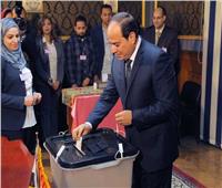 بالصور.. الرئيس السيسي يدلي بصوته في انتخابات مجلس الشيوخ 2020