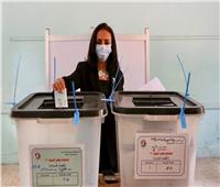 مايا مرسي تدلي بصوتها في انتخابات مجلس الشيوخ ٢٠٢٠ 