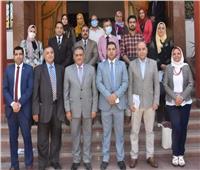 لجنة جامعة عين شمس لمحو الأمية في ضيافة الهيئة العامة لتعليم الكبار