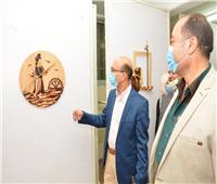 نائب رئيس جامعة أسيوط يفتتح معرض «حالة» للفنان سعيد مصطفى