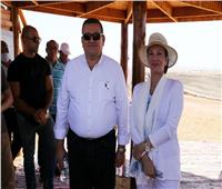 ممثلي وسائل الإعلام الدولية في جولة بموقع رصد الطيورالمهاجرة بشرم الشيخ