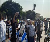 صور| «سيلفي الشرطة والشعب» في احتفالية نصر أكتوبر 