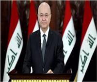 الرئيس العراقي  يؤكد ضرورة ترسيخ مبدأ العدالة واستقلال القضاء