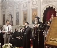 البابا تواضروس يكرم الحاصلين على الدكتوارة خلال زيارته لكاتدرائية الإسكندرية  