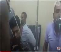 فيديو | ارتفاع مصابي تسرب غاز الكلور في نجع حمادي إلى 61 حالة