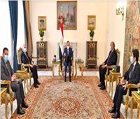 بالصور.. «السيسي» يلتقي وزير الخارجية العراقي 