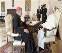 البابا فرنسيس يستقبل الكاردينال جورج بيل 