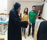 الأنبا إيلاريون يتفقد المركز القبطي لتأهيل ذوي الإعاقة بالاسكندرية