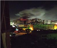 الحماية المدنية تسيطر على حريق نشب في مول شهير بحلوان 