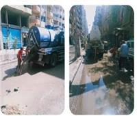 حملة مكبرة لرفع الإشغالات في حي الهرم