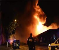 عاجل| فيديو وصور حريق هائل في مبنى بميناء لو هافر الفرنسي 