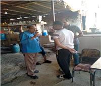 صور| ضبط مخالفات سرقة مياه بمقاهي في نجع حمادي 