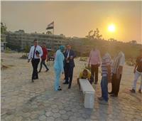 نائب محافظ القاهرة تتفقد أعمال تطوير حديقة «نيركو» بالمعادي