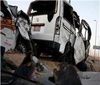 إصابة 9 أشخاص في حادثي سير بصحراوي المنيا