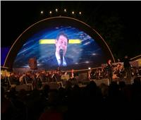 هاني شاكر يفتتح حفل مهرجان الموسيقى العربية بالغناء لمصر