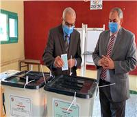 انتخابات النواب 2020| رئيس جامعة المنصورة يدلي بصوته 