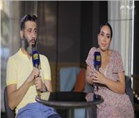 أول لقاء تليفزيوني لمحمد فراج وخطيبته بسنت شوقي