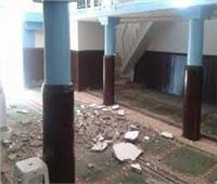 إصابة عاملين في انهيار سقف مسجد ببني سويف