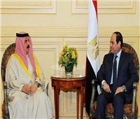السيسي يعزي ملك البحرين في وفاة رئيس الوزراء الأمير خليفة بن سلمان