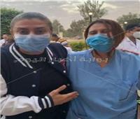 شاهد | الصور الأولى لـ«نشوى مصطفى» بعد مغادرتها مستشفى العزل