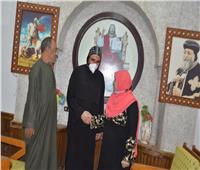 النائبة «زينب السلايمي» تشارك الأقباط الاحتفال بعيد مارجرجس بالرزيقات