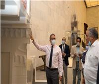 شاهد | جولة وزير السياحة والآثار في «متحف الحضارة» بالفسطاط