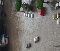 الإسكندرية تغرق في مياه الأمطار‎.. صور