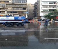 سيارات شفط المياه تنتشر في القاهرة والجيزة| صور