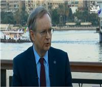فيديو| رئيس بعثة الاتحاد الأوروبي بالقاهرة: مصر تسعى دائمًا لجذب الاستثمار الأجنبي 