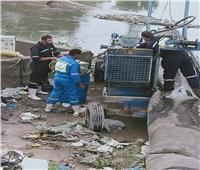 الرى تشغل وحدات الطوارئ بالإسكندرية بعد ارتفاع مناسيب المياه بسبب الأمطار   