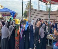 أهالي الإسكندرية يحتشدون أمام اللجان للتصويت في إعادة «النواب»