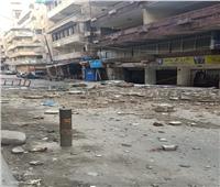 انهيار جزئي لعقار بمنطقة العصافرة في الإسكندرية 