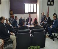 مجلس إدارة هيئة الاعتماد والرقابة يلتقي رئيس جامعة قناة السويس