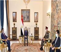 الرئيس السيسي يبحث مع وزير الدفاع العراقي التعاون الثنائي