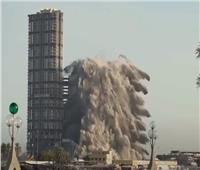 هدم 144 طابقا بتقنية المتفجرات الثابتة في أبو ظبي.. فيديو