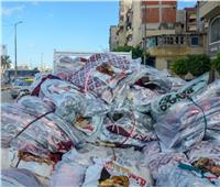 صور|مساعدات عاجلة لـ 150 أسرة من متضرري الأمطار بالإسكندرية