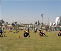 رئيس جامعة أسوان يشهد تدريبات اللياقة البدنية تحت شعار «الرياضة أمن قومي»