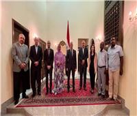 رئيس نادي المقاولون العرب يلتقي وزيرة الإسكان في جيبوتي