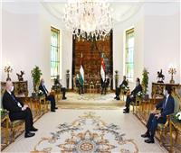 السيسي يستقبل الرئيس الفلسطيني في قصر الاتحادية | فيديو