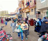 النساء تتصدر المشهد أمام لجان قليوب والقناطر في جولة الإعادة للإنتخابات | صور