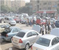 سوق سيارات مدينة نصر.. واقف في الممنوع .. صور