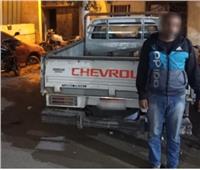 القبض على مسجل خطر بعد سرقة سيارة نقل من منطقة عابدين