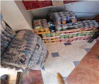 ضبط 75 كجم أغذية فاسدة وتحرير 21 محضرًا في بني سويف
