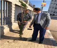 رئيس جامعة دمنهور يتفقد  خطة مواجهة الطقس السيئ بالحرم الجامعي