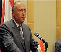 وزير الخارجية يقيم غداء عمل لنظيريه الأردني والفلسطيني بمشاركة أبوالغيط