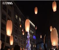  إضاءة الفوانيس في لبنان تكريمًا لضحايا انفجار مرفأ بيروت| فيديو