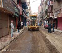 استمرار حملات النظافة بشوارع مدينة ملوى بالمنيا