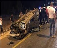 بالأسماء.. إصابة 7 أشخاص بسبب انقلاب سيارة في ترعة بنجع حمادي 