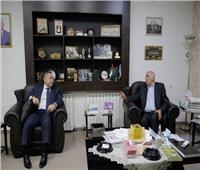 جبريل الرجوب يلتقي سفير مصر لدى فلسطين لبحث المستجدات السياسية