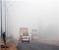 «المرور» يغلق طريق بلبيس الصحراوي بسبب الشبورة